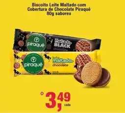 Frangolândia Biscoito Leite Maltado com Cobertura de Chocolate Piraquê sabores oferta