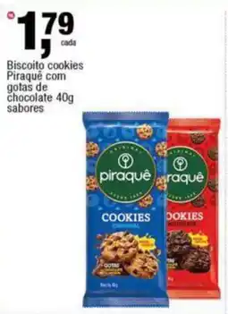 Frangolândia Biscoito cookies Piraqué com gotas de chocolate sabores oferta