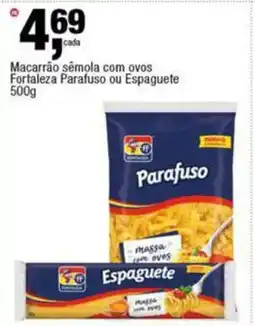 Frangolândia Macarrão sêmola com ovos Fortaleza Parafuso ou Espaguete oferta