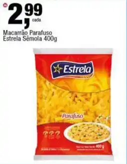 Frangolândia Macarrão Parafuso Estrela Semola oferta