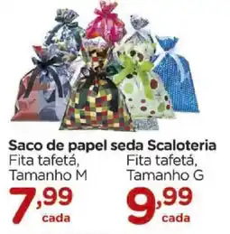 Carrefour Saco de papel seda Scaloteria Fita tafetá, Tamanho M oferta