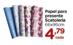 Carrefour Papel para presente Scatoleria 66x96cm oferta