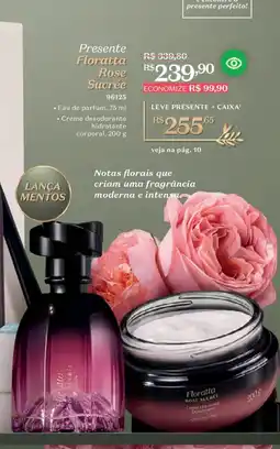 O Boticário Presente Floratta Rose Sucrée oferta