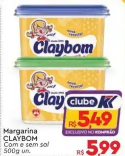Komprao Atacadista Margarina CLAYBOM Com e sem sal un. oferta