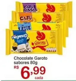 Giga Atacado Chocolate Garoto sabores oferta