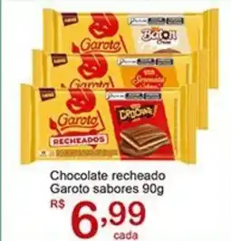 Giga Atacado Chocolate recheado Garoto sabores oferta