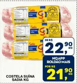 Roldão Costela suína sadia oferta