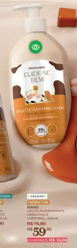 O Boticário Hidratar loção desodorante hidratante corporal, oferta