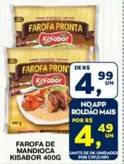 Roldão Farofa de mandioca kisabor oferta