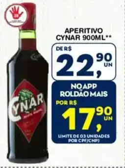 Roldão Aperitivo cynar oferta