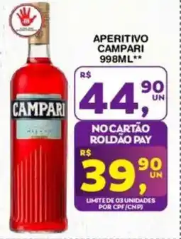 Roldão Aperitivo campari oferta