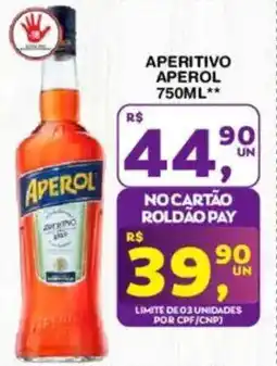 Roldão Aperitivo aperol oferta