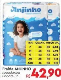 Komprao Atacadista Fralda ANJINHO Econômica Pacote un. oferta
