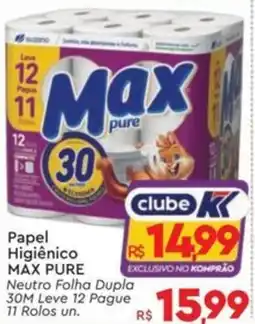 Komprao Atacadista Papel Higiênico MAX PURE oferta