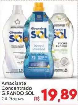 Komprao Atacadista Amaciante Concentrado GIRANDO SOL 1,5 litro oferta