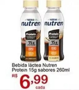 Giga Atacado Bebida láctea Nutren Protein 15g sabores oferta