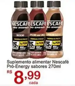 Giga Atacado Suplemento alimentar Nescafé Pró-Energy sabores oferta