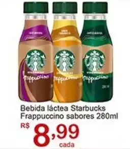 Giga Atacado Bebida láctea Starbucks Frappuccino sabores oferta