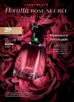 O Boticário Floratta rose sucrée eau de parfum, oferta