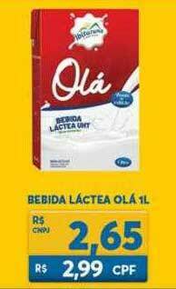 Atacadão Centro Sul Bebida Láctea Olá 1l oferta