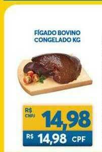 Atacadão Centro Sul Fígado Bovino Congelado Kg oferta