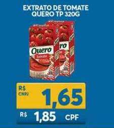 Atacadão Centro Sul Extrato De Tomate Quero Tp 320g oferta