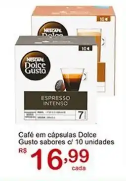 Giga Atacado Café em cápsulas Dolce Gusto sabores c/ 10 unidades oferta
