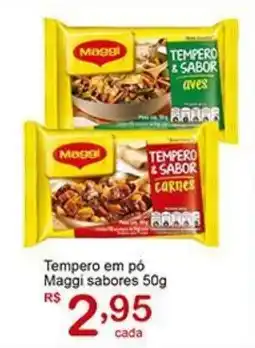 Giga Atacado Tempero em pó Maggi sabores oferta