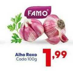 Barracão Supermercado Alho Roxo oferta