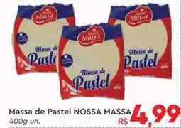 Komprao Atacadista Massa de Pastel NOSSA MASSA oferta