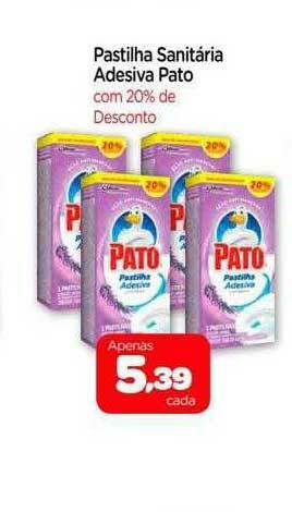 Pastilha Sanitária Adesiva Pato