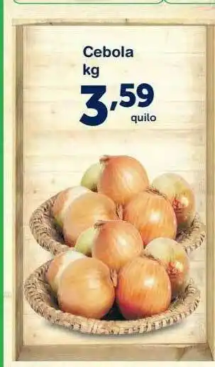 Roldão Cebola oferta
