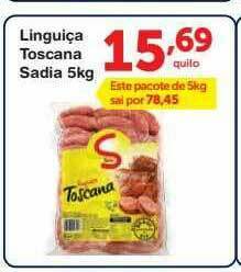 Roldão Linguiça Toscana Sadia oferta