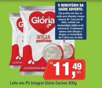 Supermercados Alvorada Leite Em Pó Integral Glória oferta