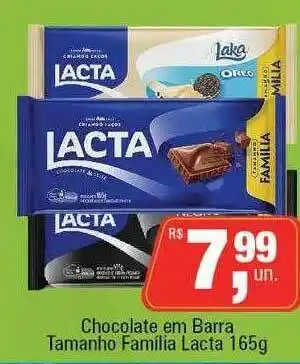 Supermercados Alvorada Chocolate Em Barra Tamanho Familia Lacta oferta