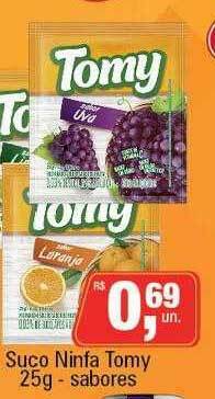 Suco Ninfa Tomy Sabores
