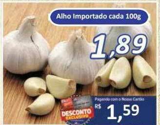 Supermercados Savegnago Alho Importado oferta