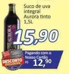 Supermercados Savegnago Suco De Uva Integral Aurora Tinto oferta