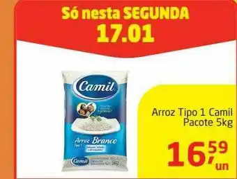 Tenda Atacado Arroz Tipo 1 Camil oferta