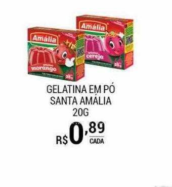 San Michel Supermercados Gelatina Em Pó Santa Amália oferta
