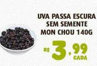 Empório Bahamas Uva Passa Escura Sem Semente Mon Chou oferta