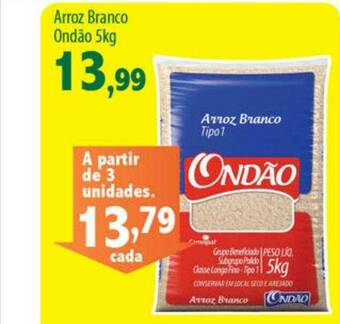 Econômico Atacadão Arroz Branco Ondão oferta