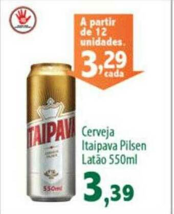 Econômico Atacadão Cerveja Itaipava Pilsen oferta