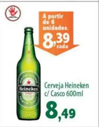 Econômico Atacadão Cerveja Heineken C Casco oferta