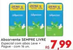 Komprao Atacadista Absorvente SEMPRE LIVRE oferta