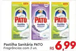 Komprao Atacadista Pastilha Sanitária PATO Fragrâncias com 3 un. oferta