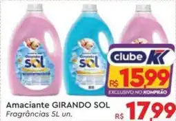 Komprao Atacadista Amaciante GIRANDO SOL Fragrâncias oferta