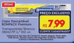 Komprao Atacadista Copo Descartável BOMPACK Premium oferta