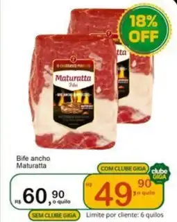 Giga Atacado Bife ancho Maturatta oferta
