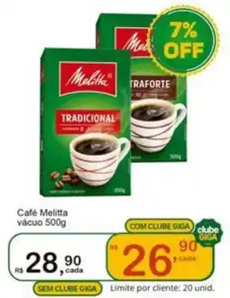 Giga Atacado Café Melitta vácuo oferta